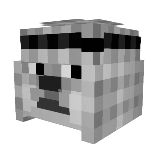 frostyz101 Minecraft avatar head, 3D render