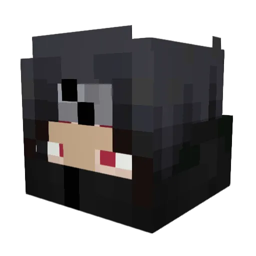 frotico Minecraft avatar head, 3D render