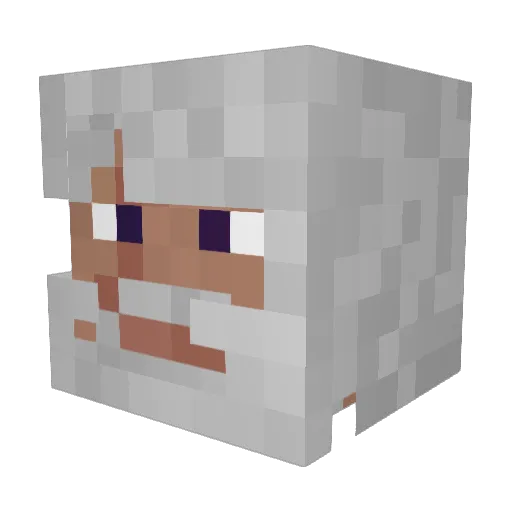 froutson Minecraft avatar head, 3D render