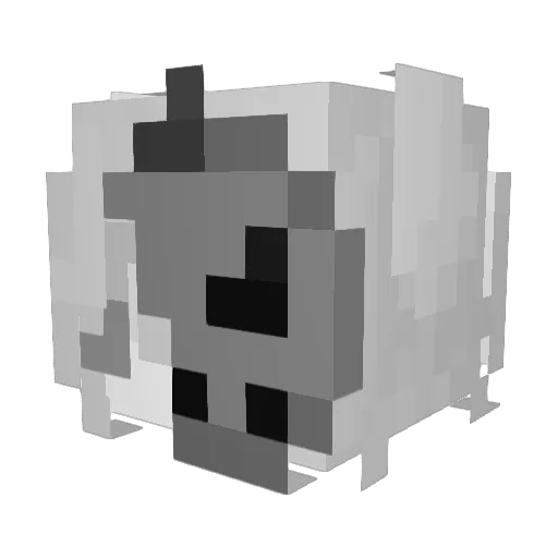 froyxo Minecraft avatar head, 3D render