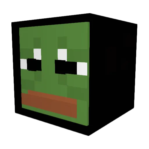 froz3nko Minecraft avatar head, 3D render