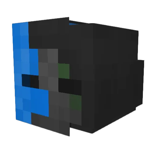 frozen_assasain1 Minecraft avatar head, 3D render