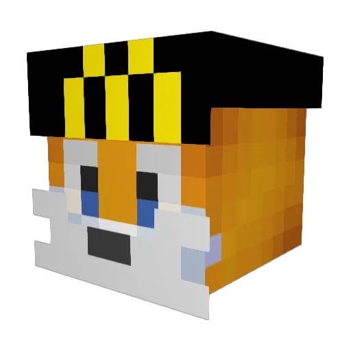 frozen_guts Minecraft avatar head, 3D render