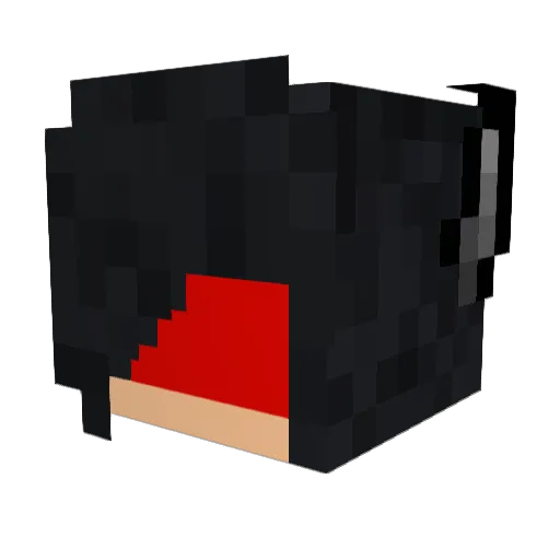 frozen_love Minecraft avatar head, 3D render