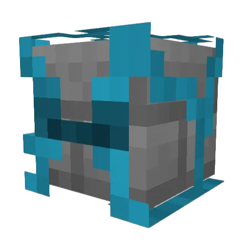 frozenpointer Minecraft avatar head, 3D render