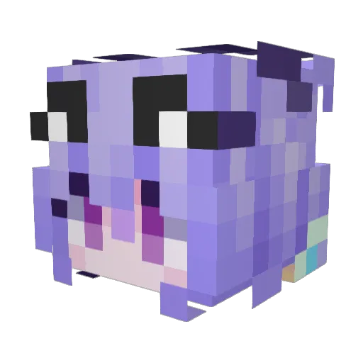 frozenstyx Minecraft avatar head, 3D render