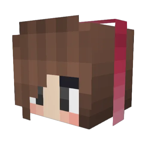 frozone_27 Minecraft avatar head, 3D render