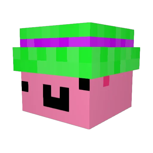 frozone_gee Minecraft avatar head, 3D render