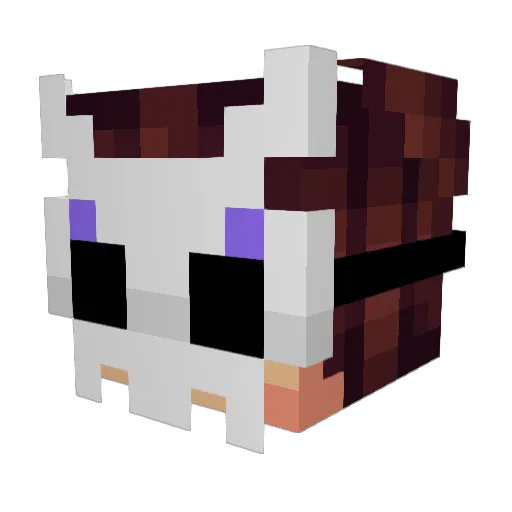 frstbnd Minecraft avatar head, 3D render