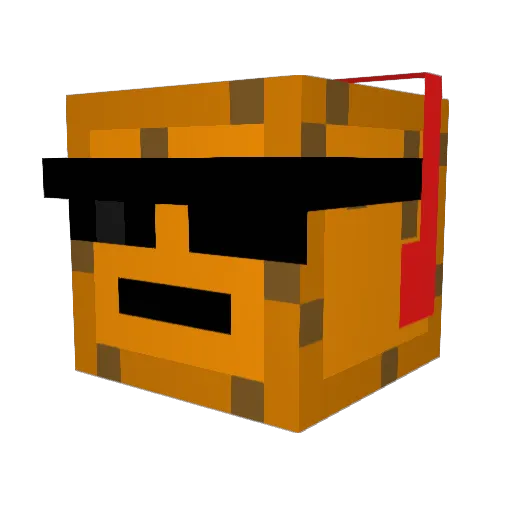 fruit_toast Minecraft avatar head, 3D render
