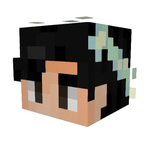 fruitberriesLoot Minecraft avatar head, 3D render