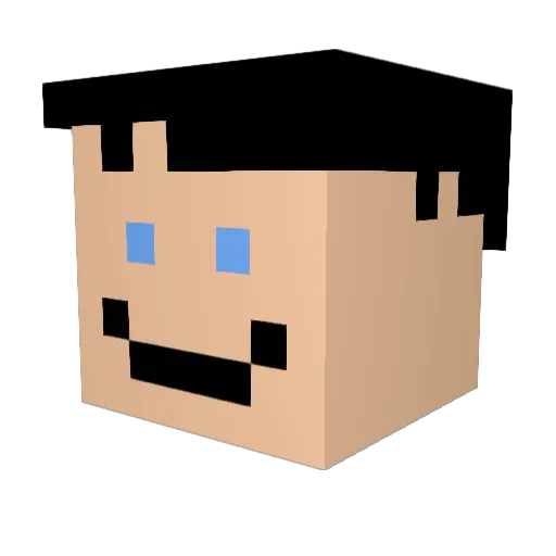 fruitjelly1 Minecraft avatar head, 3D render