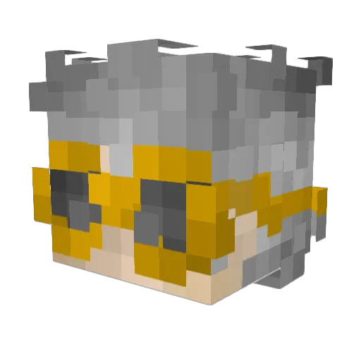 fruitkiss Minecraft avatar head, 3D render