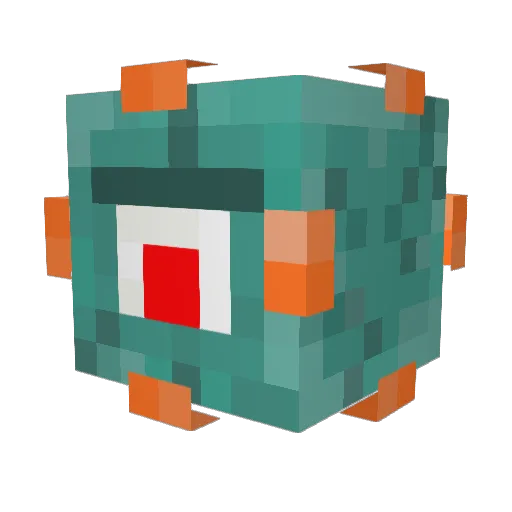 fruitluip Minecraft avatar head, 3D render
