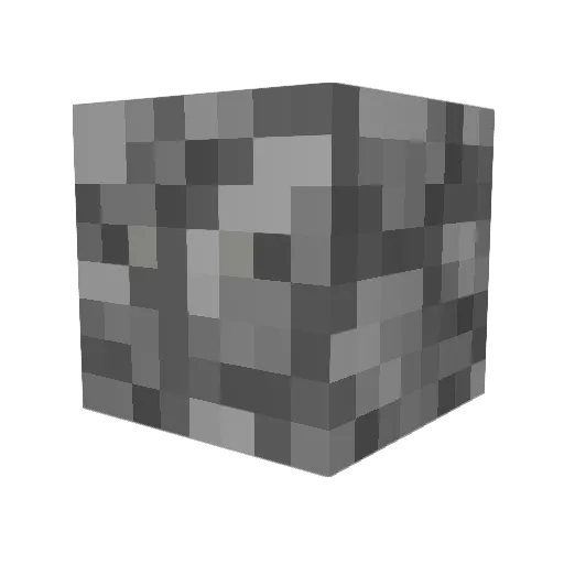 fruitsnaccks Minecraft avatar head, 3D render