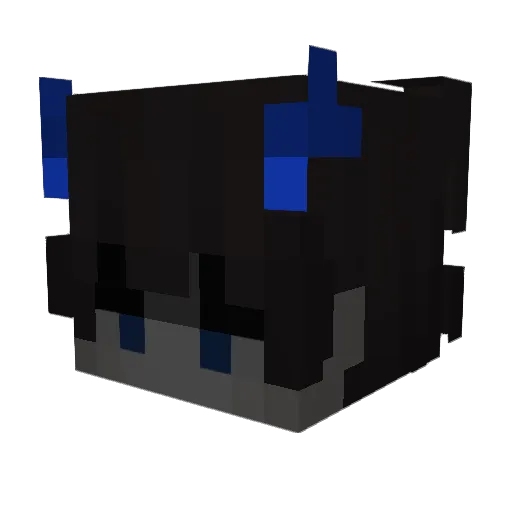 frul Minecraft avatar head, 3D render