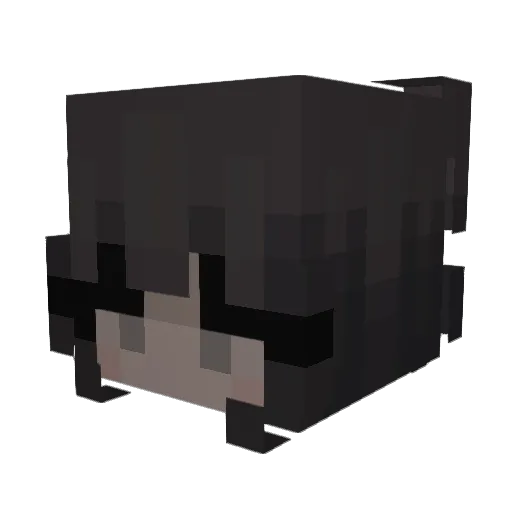 frvday Minecraft avatar head, 3D render