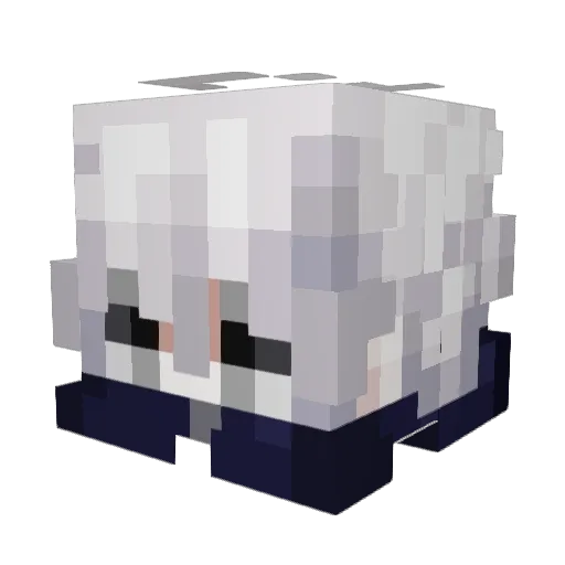 frx_2 Minecraft avatar head, 3D render