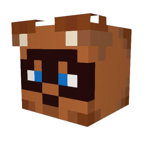 frxckmc Minecraft avatar head, 3D render
