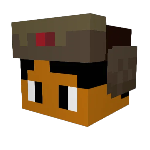 frxwny Minecraft avatar head, 3D render