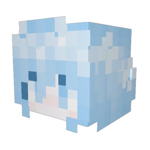 fry61 Minecraft avatar head, 3D render