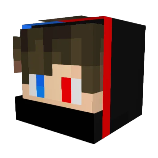 frydenlund_1 Minecraft avatar head, 3D render