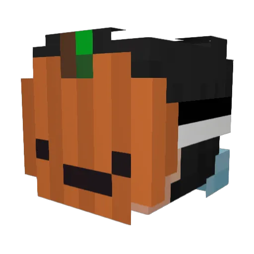 frygxz Minecraft avatar head, 3D render