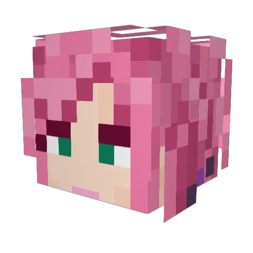 fryingpanjim Minecraft avatar head, 3D render