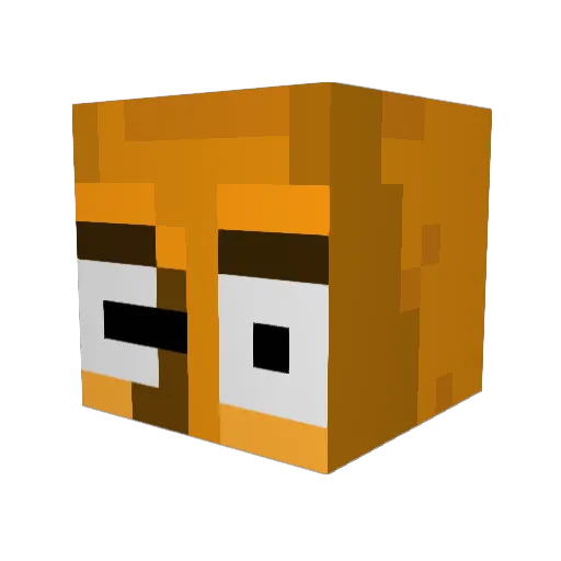 fryt512 Minecraft avatar head, 3D render