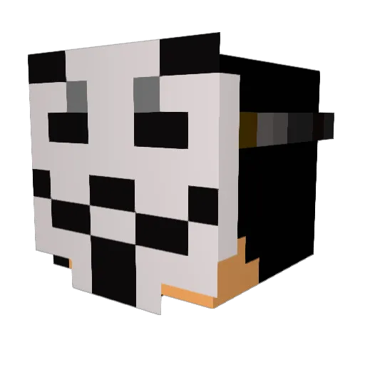 frytka3005 Minecraft avatar head, 3D render