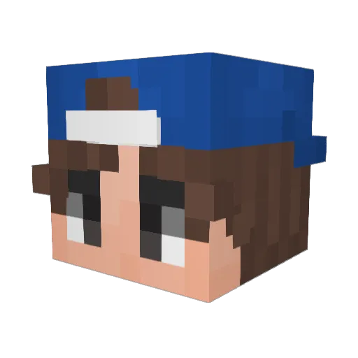 frzx77s Minecraft avatar head, 3D render