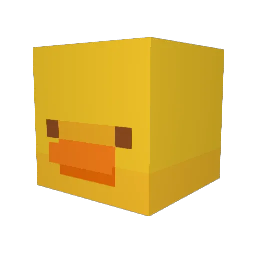 fsac Minecraft avatar head, 3D render