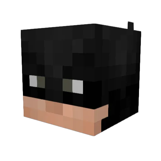 fsdon Minecraft avatar head, 3D render
