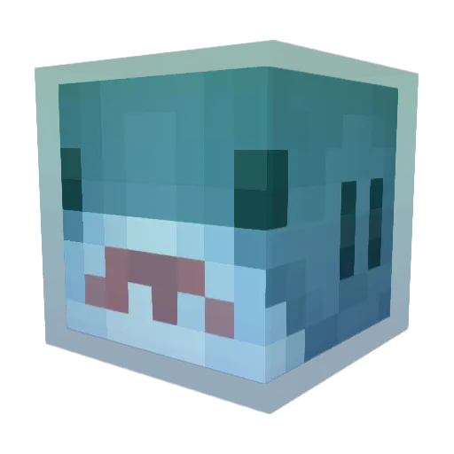 fshp Minecraft avatar head, 3D render