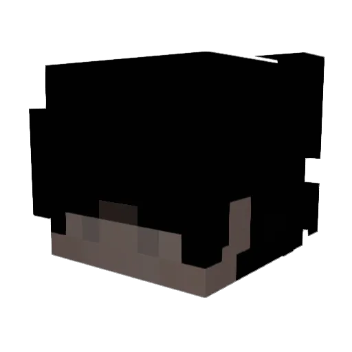 fsoxd Minecraft avatar head, 3D render