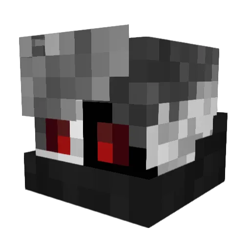 fsxd Minecraft avatar head, 3D render