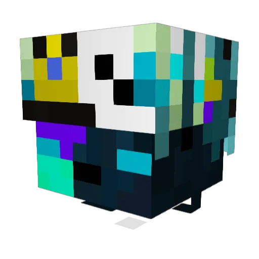 ft_foxylogan Minecraft avatar head, 3D render