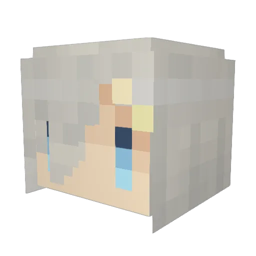 ftasisc Minecraft avatar head, 3D render