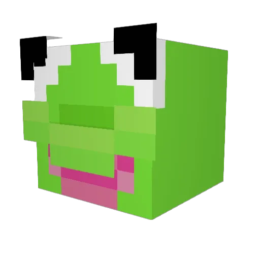 ftbgdmr Minecraft avatar head, 3D render