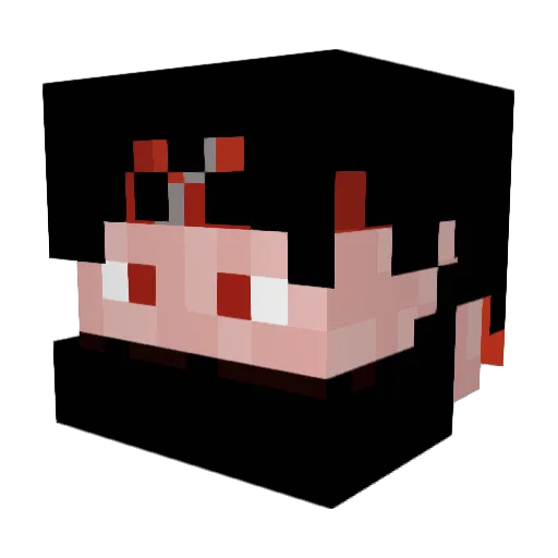 ftd58 Minecraft avatar head, 3D render