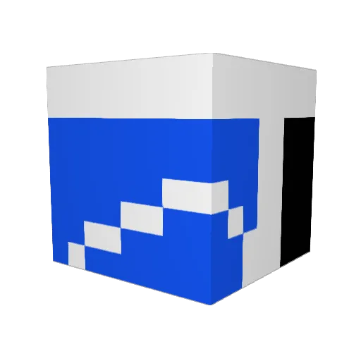 fthat Minecraft avatar head, 3D render