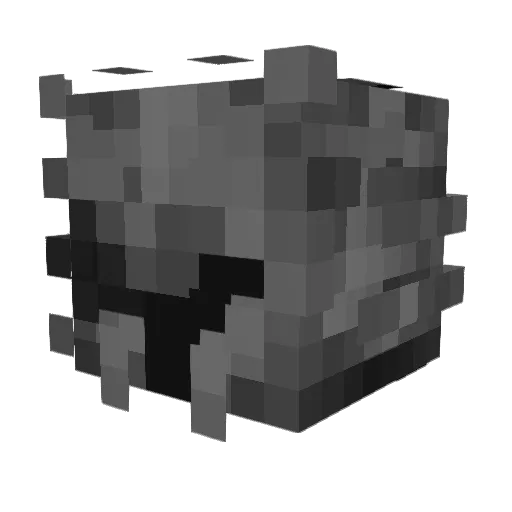 fthm Minecraft avatar head, 3D render