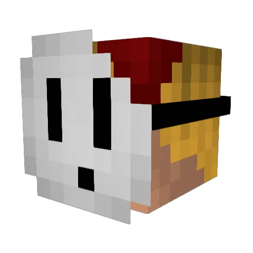 ftrethecheater Minecraft avatar head, 3D render