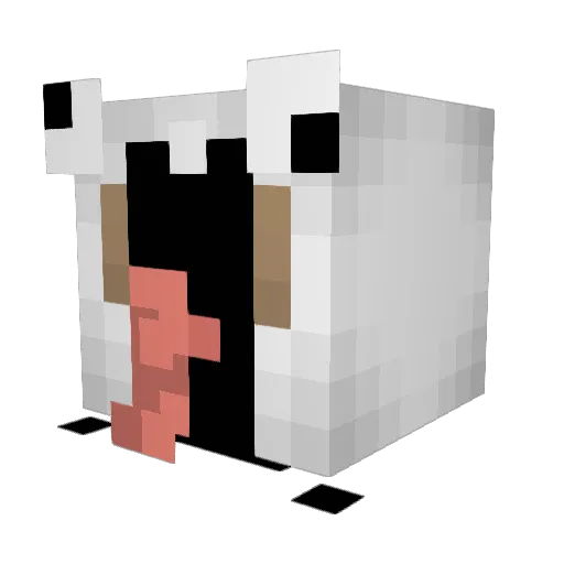 fts Minecraft avatar head, 3D render