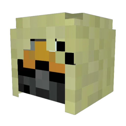 fucboi_joel Minecraft avatar head, 3D render