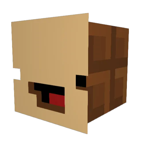 fudgeano177 Minecraft avatar head, 3D render