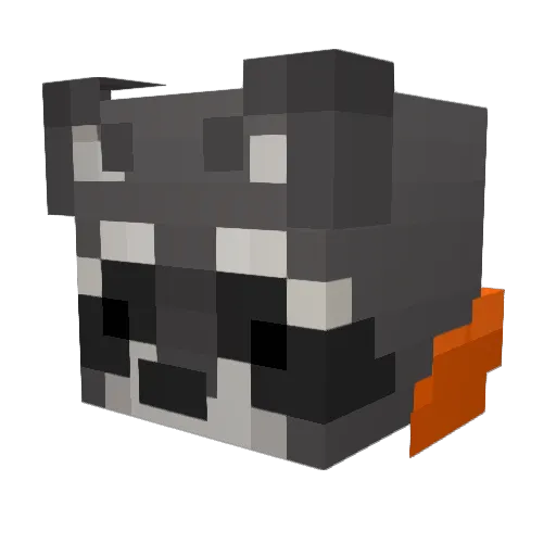 fudman5 Minecraft avatar head, 3D render