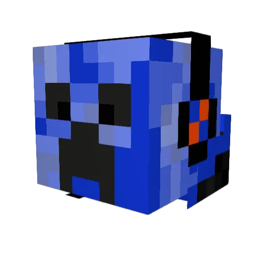 fugu99 Minecraft avatar head, 3D render