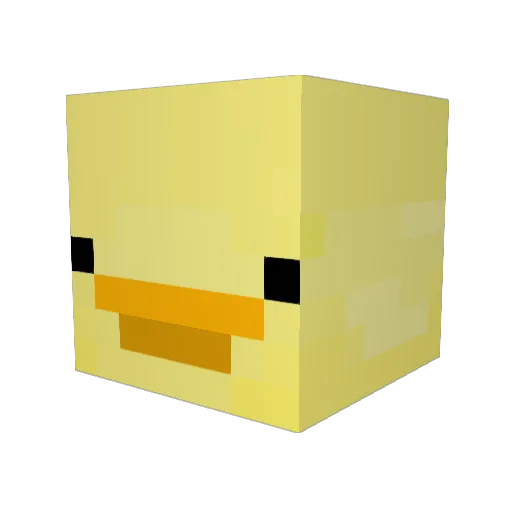 fuijin111 Minecraft avatar head, 3D render