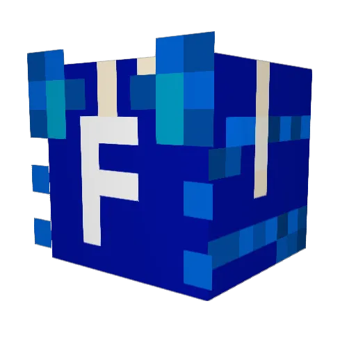 fuitloops78 Minecraft avatar head, 3D render
